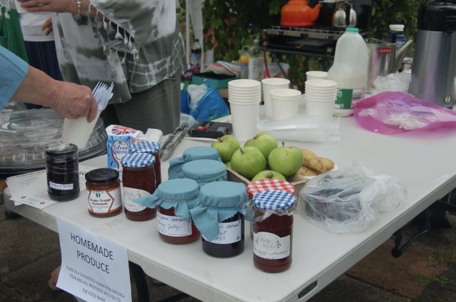 Preserves were popular. Proceeds went to charity