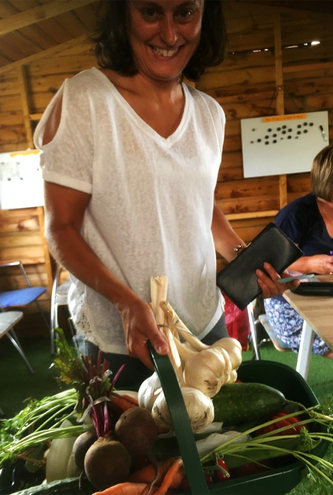 A basket full of vegetables